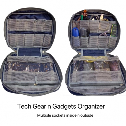 Gadget / Tech Gear Organizer Book Style