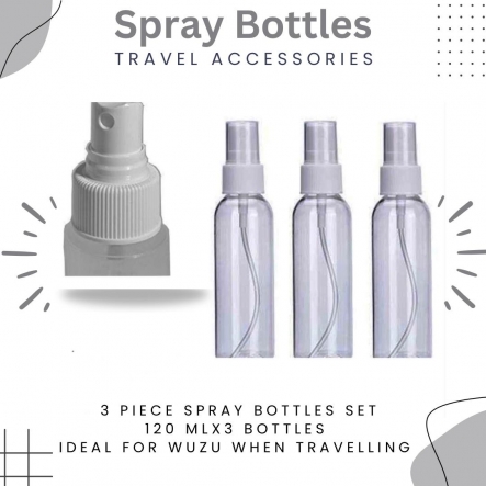 3 pcs Spray Bottle Set