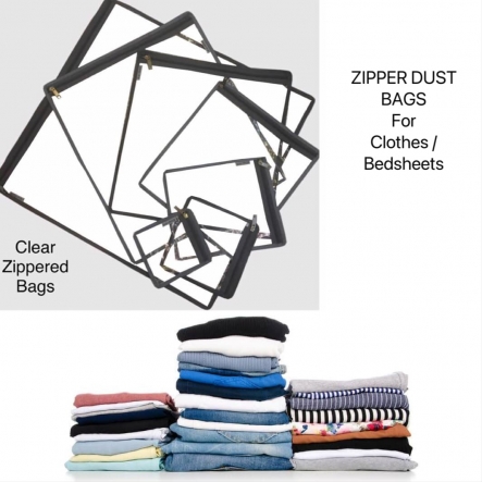 Clear Plastic Zippered Bags